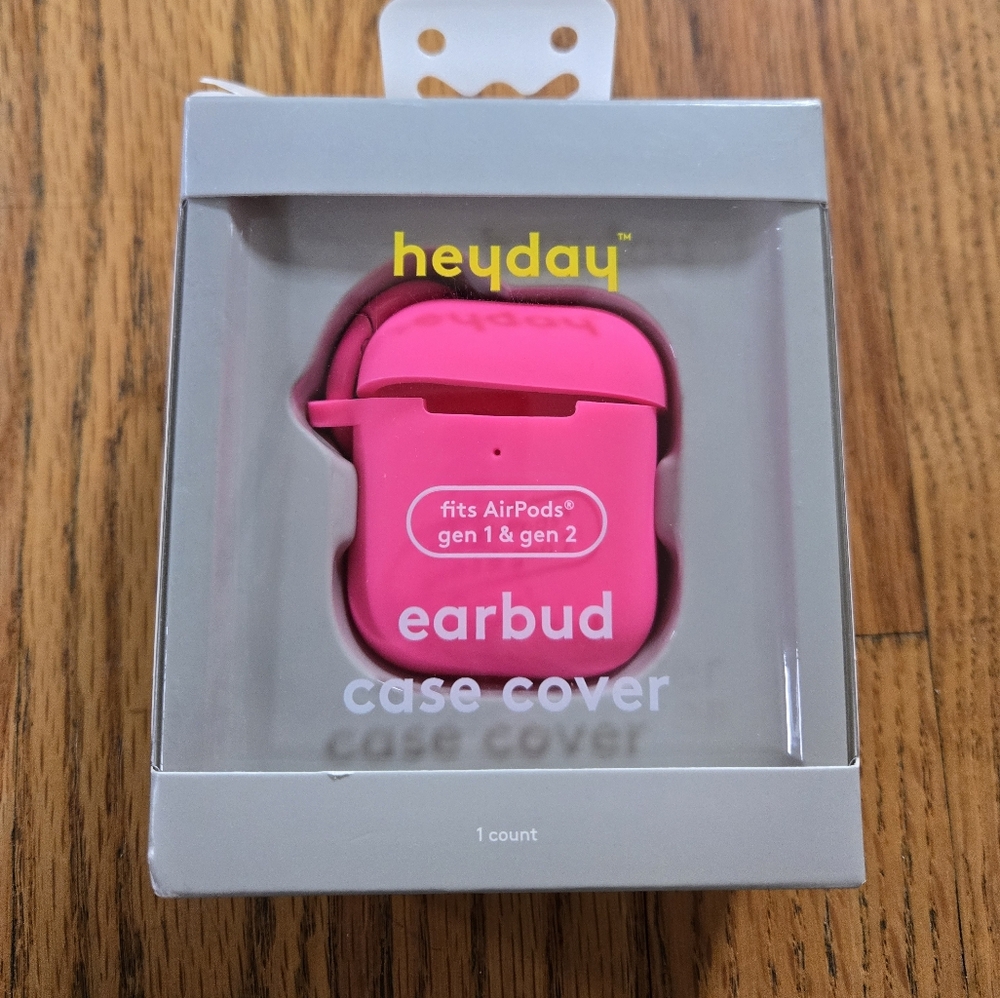 heyday Pink Earbud Case Cover